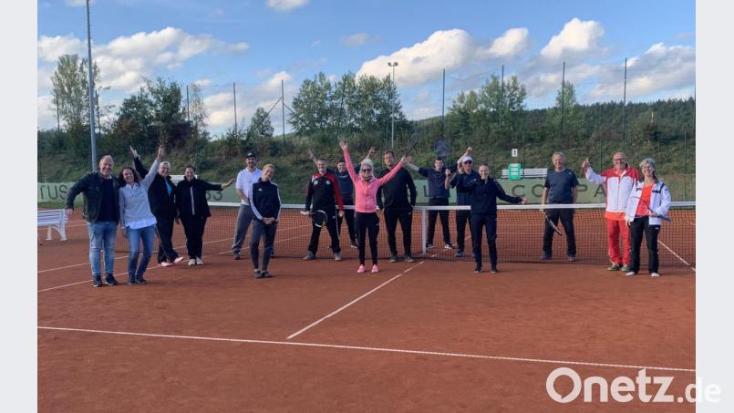 Der TuS Schnaittenbach ermittelt seine Tennis-V4ereinsmeister. Bild: Rosa-Maria Hüttner/exb