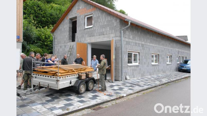 Sukzessive zieht der Fischereiverein Schmidmühlen in sein neues Heim um. Bild: pop