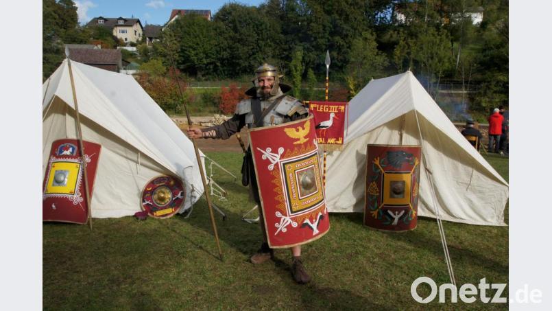 Römische Legionäre waren am Wochenende in Theuern zu sehen. Bild: e