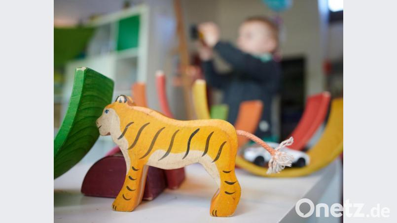Die Püchersreuther Kindergärten sind gut ausgelastet. Symbolbild: Bernd Thissen/dpa