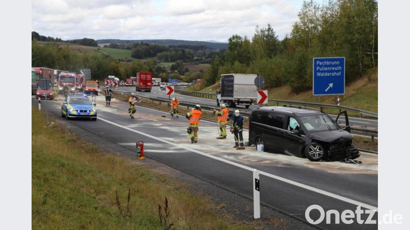Auf der A93 gab es bei Pechbrunn einen Verkehrsunfall. Bild: rw
