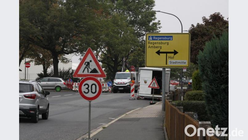 Bald heißt es wieder Baustelle Moosbürger Straße. Ab Montag gibt es hier eine Teilsperrung. Bild: Stefan Zaruba