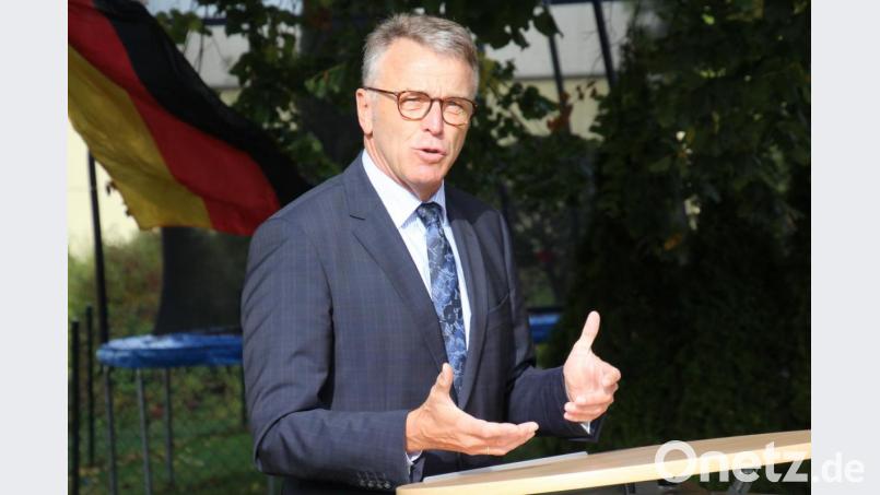 Bürgermeister Franz Stahl: &quot;Deutschland ist eine große Familie&quot;. Bild: kro