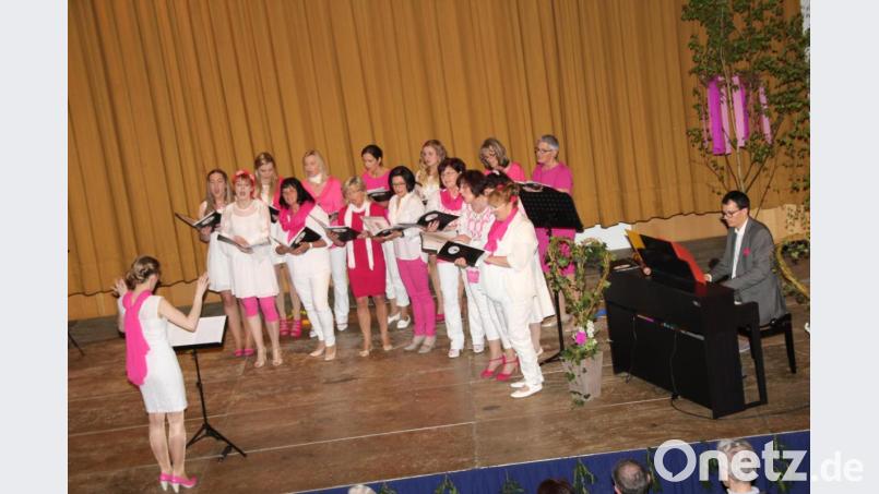 Seit zehn Jahren erfreut der Frauenchor C[h]or mit Herz aus Schnaittenbach unter der Leitung von Musikpädagogin Ulrike Straub und instrumenteller Unterstützung am Klavier durch Paul Färber das Publikum mit seinen Auftritten. Archivbild: ads