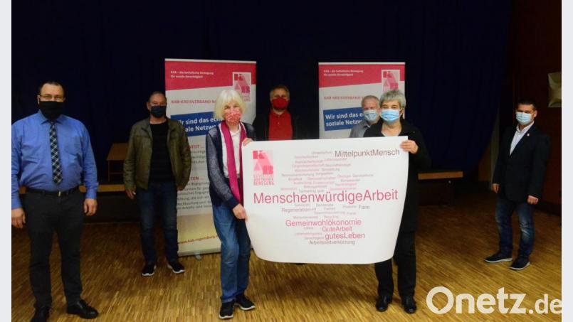 Der KAB-Kreisverband Weiden stellt sich auf die Seite der Entrechteten. Bild: Kunz