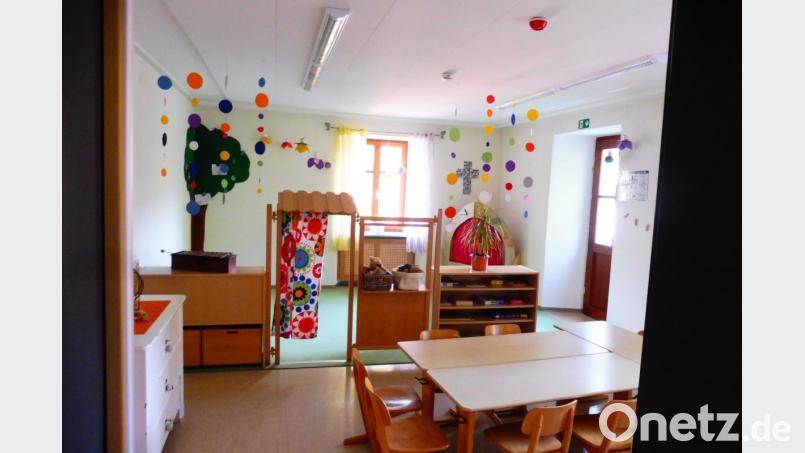 Durch die bauliche Veränderung entsteht ein weiterer Gruppenraum für die Kinder unter drei Jahren. Die Kindertagesstätte ist mit 24 Kindergartenkindern sowie sechs Mädchen und Buben unter drei Jahren aktuell voll ausgelastet. Bild: ohr