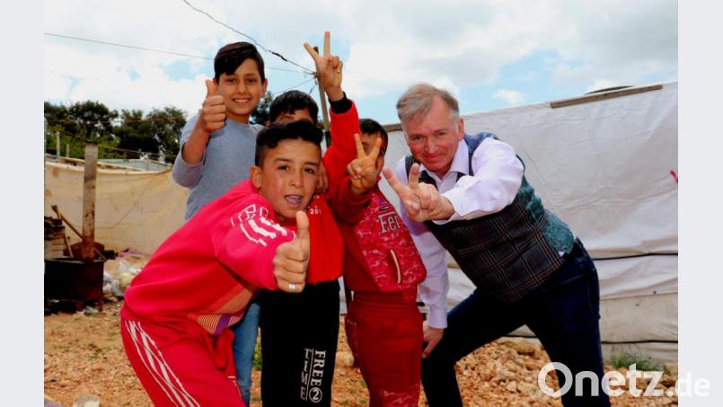 Humanitäre Hilfe als Herzensangelegenheit: Christian Springer als Orienthelfer vor Ort. Bild: Orienthelfer e.V./exb