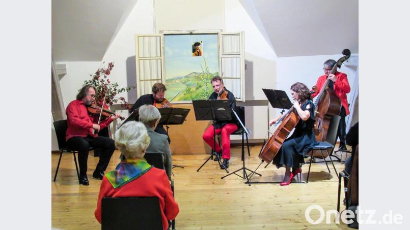 Die schlesischen Kammersolisten setzten im Oberpfälzer Künstlerhaus auf ein Kontrastprogramm. Bild: tie