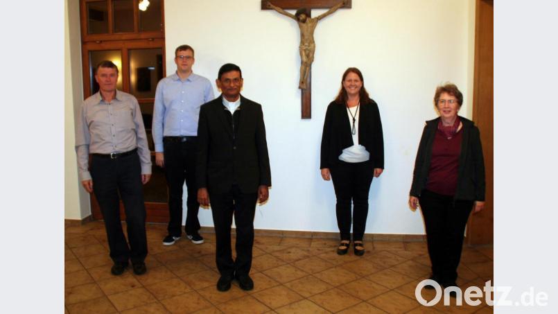 Gut vorbereitet lief die Jahreshauptversammlung der KAB ab. Der Vorstand setzt sich aus (von links) Georg Schreglmann, Markus Schreglmann, Barbara Raps und Elisabeth Adelhardt zusammen. Bild: exb