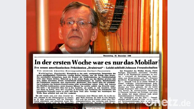 Herbert Feuerstein spielt hier Harfe. Zu Beginn seiner Laufbahn schrieb er als Korrespondent in den USA unter anderem auf den Seiten des „Neue Tags“ und der „Amberger Zeitung“. Archivbild: Andreas Gebert/Oberpfalz-Medien [M]