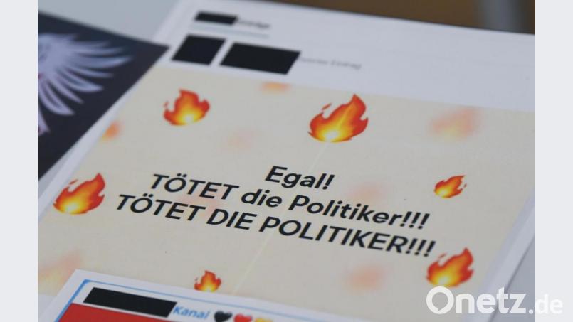 Der Hass auf Politiker kennt bei manchen keine Grenzen, wie der Internet-Aufruf im Bild zeigt. Bild: Arne Dedert/dpa