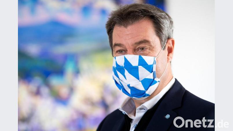 Markus Söder (CSU) unterhält sich vor Beginn einer Sitzung des bayerischen Kabinetts mit Journalisten. Foto: Sven Hoppe/dpa/Archivbild Bild: Sven Hoppe