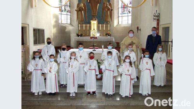 Die dritte Gruppe feiert in Windischeschenbach Erstkommunion. Bild: Bernhard Gerl