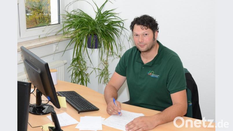 Johannes Bogner an seinem neuen Arbeitsplatz. Bild: ker