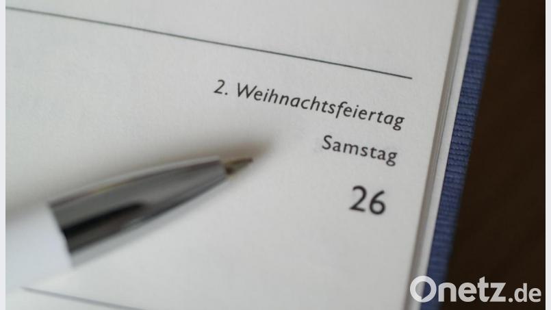 Blöd gelaufen: Zweiter Weihnachtstag und Samstag an einem Tag. Trotzdem gibt es auch in diesem Jahr für Arbeitnehmer nur einmal frei. Symbolbild: Jörg Carstensen