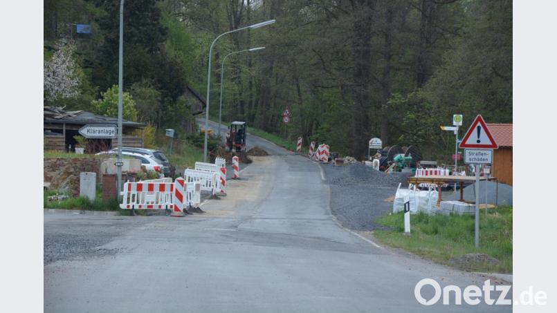 Der Ausbau der Ortsdurchfahrt von Maiersreuth in Richtung Hardeck bildet den letzten Abschnitt des Straßenbauprojekts. Bild: jr