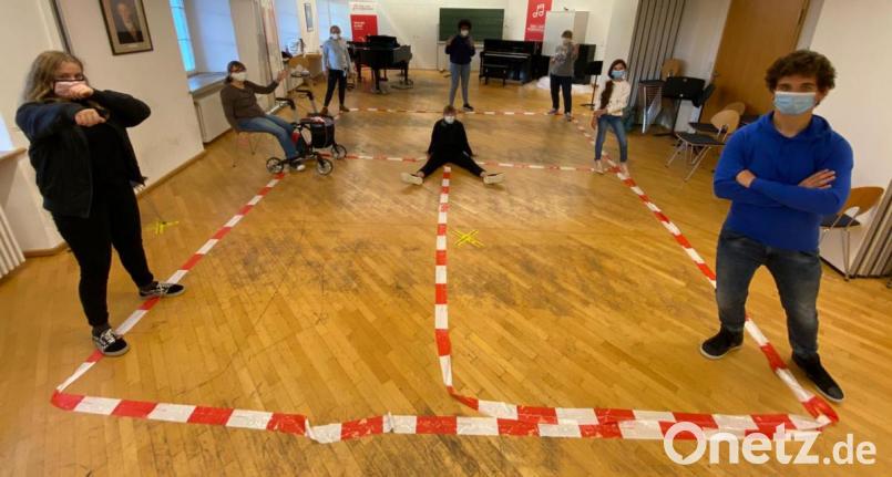 Die Musical-Company bereitet sich schon auf den Auftritt bei &quot;Jugend musiziert&quot; 2021 vor. Bild: SMS/exb