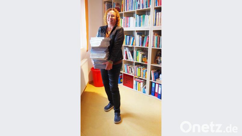 Frisch aus dem Karton: das erste Buch von Sigrid Stilp-Weiß. Bild: Bühner