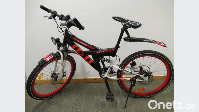 Die Polizei sucht gerade den Eigentümer dieses Kinderfahrrads, ein schwarz/rotes McKenzie Hill600. Bild: exb