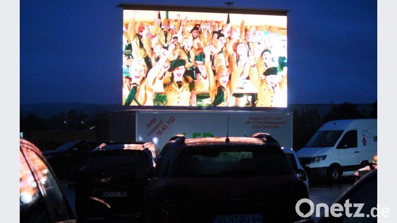 Autokino war beim Charity-Movie des Lions-Club Weiden angesagt. Bild: stg