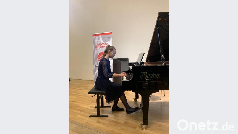 Laura Rauenbusch beim Regional-Wettbewerb. Bild: Laura Rauenbusch