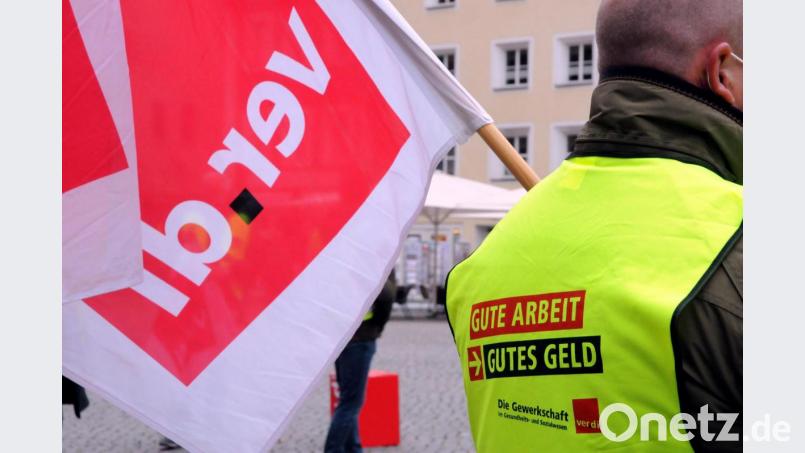 Der Warnstreik von Verdi im öffentlichen Dienst erreicht am Montag auch Weiden. Bild: Stephan Huber