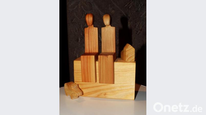 Das Kümmersbrucker „Heiligen-Hölzl“, eine Skulptur aus Holz, ist in der Kümmersbrucker Kirche ausgestellt. Bild: e