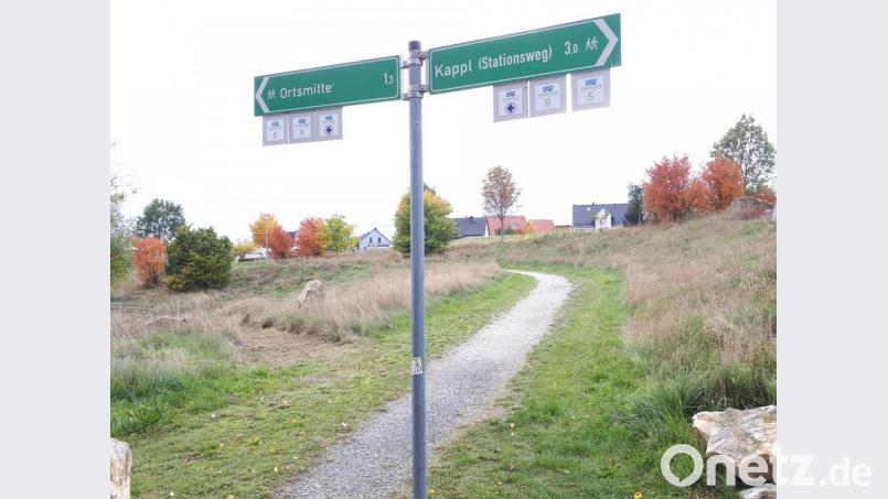 Der neue Johanniter-Kindergarten soll primär über den Stationsweg und die von dort hinführende Fußgänger-Verbindung (Bild) erreicht werden können. Bild: pz