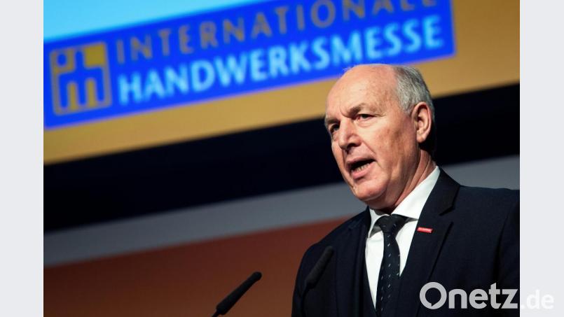 Franz Xaver Peteranderl, Präsident der Handwerkskammer für München und Oberbayern, ist auch präsident des Bayerischen Handwerkstags Archivbild: Sina Schuldt