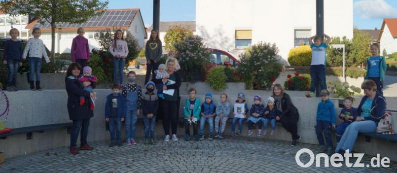 Die Gleiritscher Kinder hatten sich Gedanken gemacht, wie das Dorf noch bunter und abwechslungsreicher gestaltet werden kann. Bild: sgs