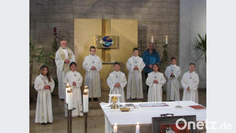 Die Schwarzenbacher Kinder feiern Erstkommunion. Bild: Stefan Breundl-Dötsch