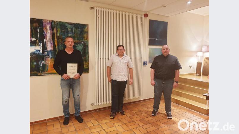 Im Bild: v.l. Oliver Eckert, Fabian Gradl und Gerd Schrödel Bild: jma