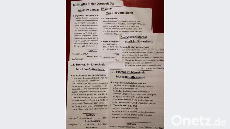 Bildbeispiel mit Programmzetteln.
Es sollen noch mehr Bilder kommen von Florian Löw..... Bild: Willi Härtl/exb