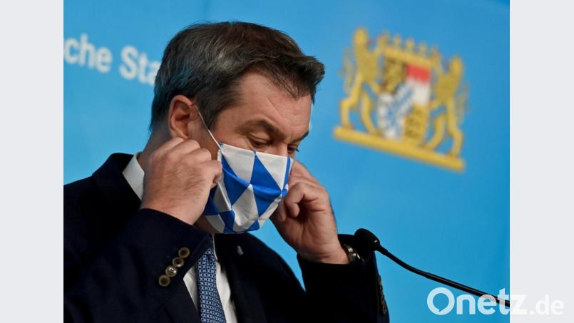 Am Freitag gibt der bayerische Ministerpräsident Markus Söder eine Regierungserklärung zu den anstehenden Corona-Maßnahmen ab. Bild: Peter Kneffel/dpa