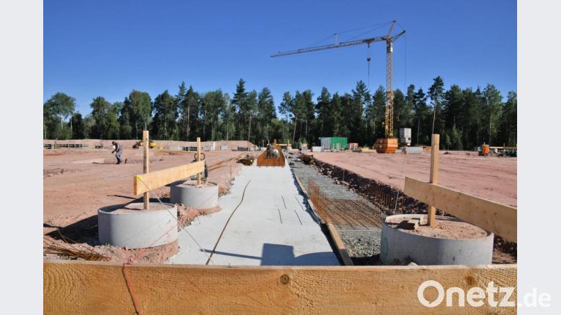 Bereits im Bau auf dem Truppenübungsplatz Grafenwöhr ist ein neues Training Support Center. Abschluss des Bauprojekts ist voraussichtlich im Mai 2022. Bild: U.S. Army/Gertrud Zach