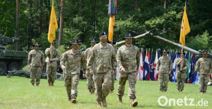 Das 2. US-Kavallerieregiment in Vilseck (Kreis Amberg-Sulzbach). Trump droht mit dem Abzug des Verbands. Archivbild: Matthias Fruth/US-Armee
