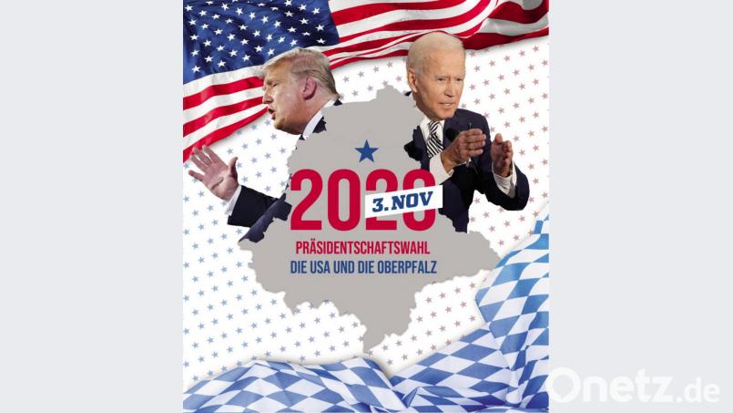 Trump gegen Biden – Wir blicken auf ihre Verbindungen zur Oberpfalz und Bayern. Und da gibt es eine ganze Menge. Bild: gld