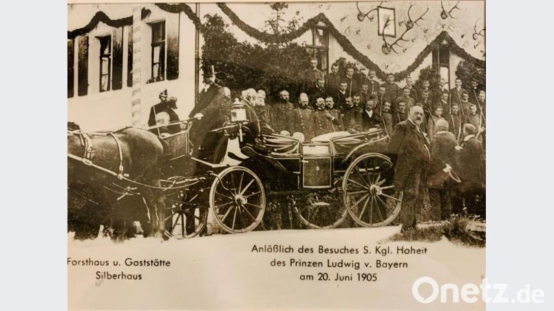 Ein altes Foto erinnert an den Besuch eines hohes Gastes: Prinz Ludwig. Bild: gis