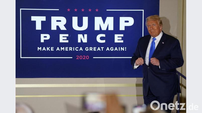 US-Präsident Donald Trump hat sich bei der Wahl in den USA noch vor einem Ergebnis zum Sieger erklärt. Bild: Evan Vucci