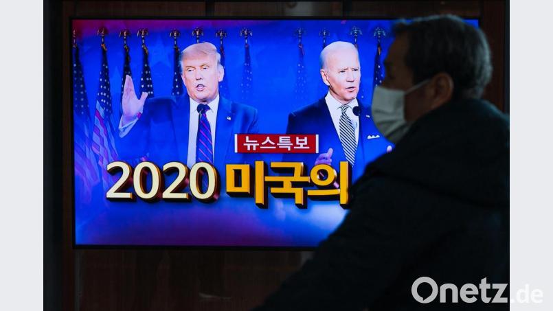 Hände weg, Trump. Bild: Simon Shin