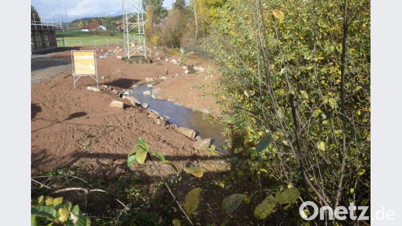 In Verbindung mit dem Feuerwerhhausbau wurde ein kleines Stück des Gleitsbaches im Oktober bereits renaturiert. Bild: fz