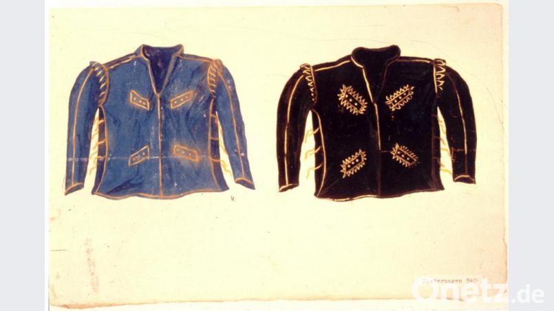 Die Uniformjacken aus dem Staatsarchiv wären zu sehen gewesen. Bild: Staatsarchiv