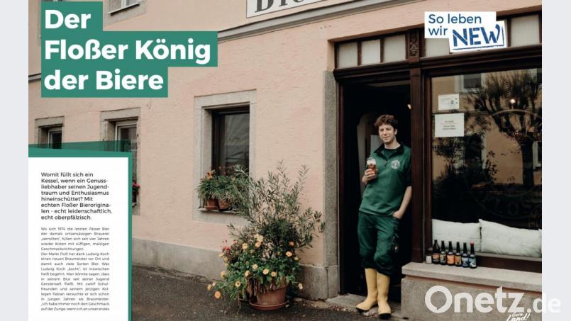 Ein Blick in die jüngste Ausgabe des Magazins "Gern.Land!", das regionale "Typen" vorstellt, Menschen, die ihrer Heimat ein Gesicht geben. Auch solche Projekte des Regionalmarketing werden mit Fördermitteln bezuschusst. Bild: Eichl