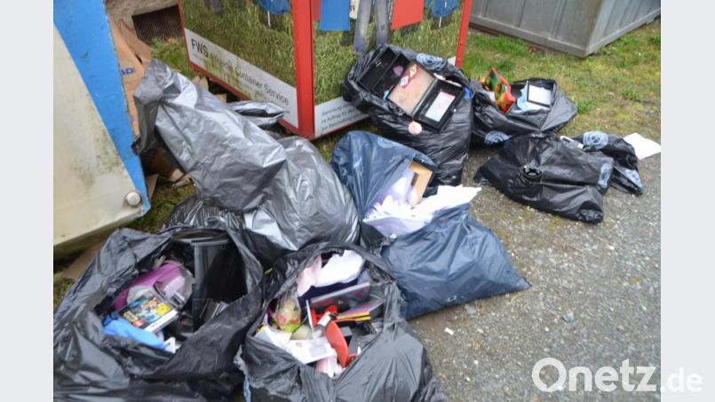 Die Müllsünderin wird schneller überführt, als ihr lieb war. Jetzt muss sie mit einer Strafe rechnen, die ordentlich an ihren Geldbeutel geht. Bild: dob
