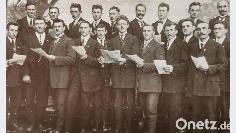 Der Männerchor bereicherte zahlreiche Veranstaltungen. Repro: gz