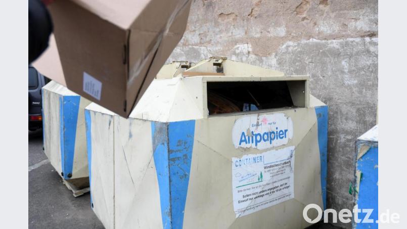 Mehr Kartonagen, weniger Papier. So sieht es in vielen Containern im Landkreis aus. Auch das lässt die Erlöse der Entsorger purzeln. Bild: Gabi Schönberger