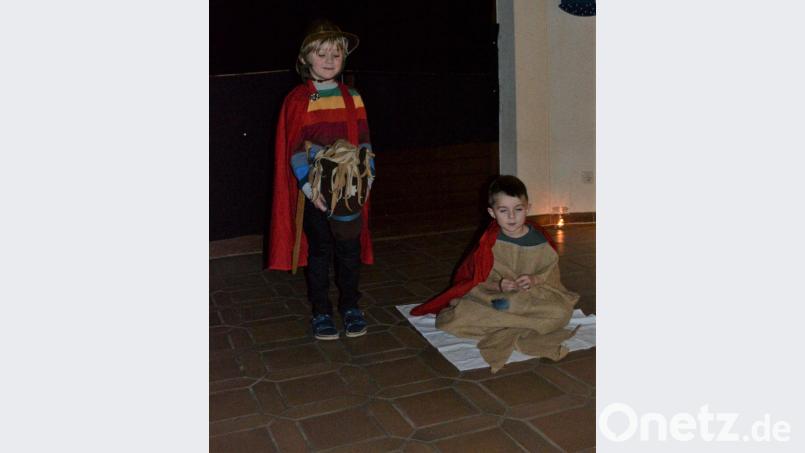 Martinsspiel im Pressather Kindergarten. Bild: xs