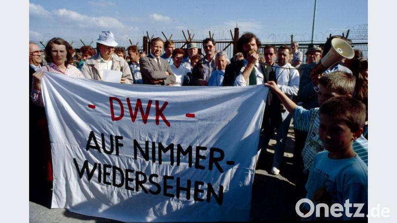WAA, auf Nimmerwiedersehen? Die Demonstranten von 1986 in Wackersdorf könnten nun einen Schreck bekommen: Der Geologie-Professor Harald Dill hält ein Atommüll-Endlager dort für möglich. Bild: Gerhard Götz