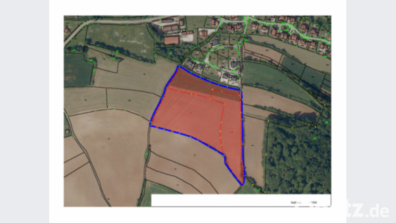 In Kastl entsteht ein drei Hektar großes Baugebiet in zwei Bauabschnitten südlich des bestehenden Gebiets "Am Enzenberg". Dort gibt es keine Parzellen mehr zu kaufen. Repro: jp