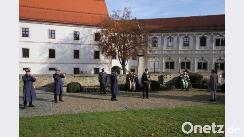 Gedenken am Volkstrauertag in Waldsassen. Bild: kro